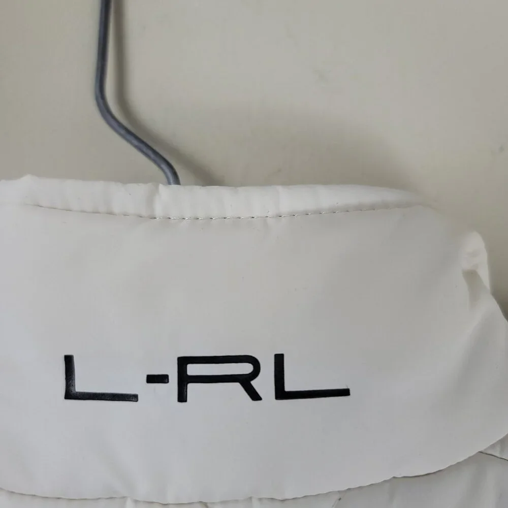 Lauren Ralph Lauren White Quilted Puffer Vest - Picture 9 of 13